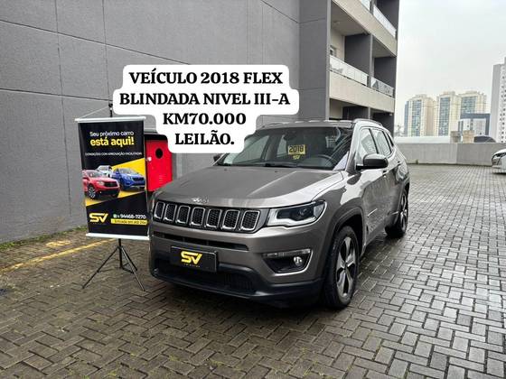 JEEP COMPASS 2.0 16V FLEX LONGITUDE AUTOMÁTICO JEEP COMPASS 2.0 16V FLEX LONGITUDE AUTOMÁTICO